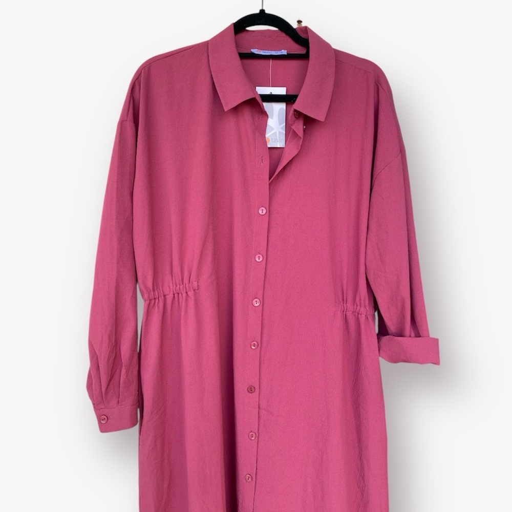 Tavin Button Down Maxi Dress Size 14/XL - Picture 2 of 9